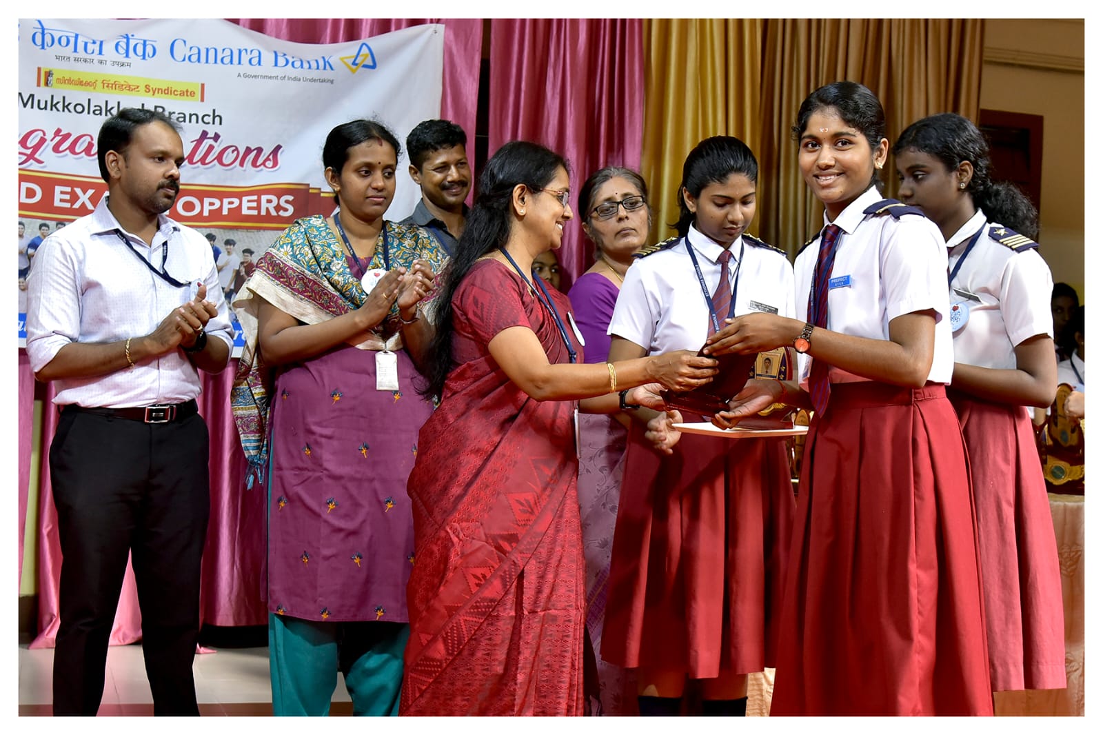 Award ceremony of our Top Achievers given by Canara Bank, Mukkolakkal
